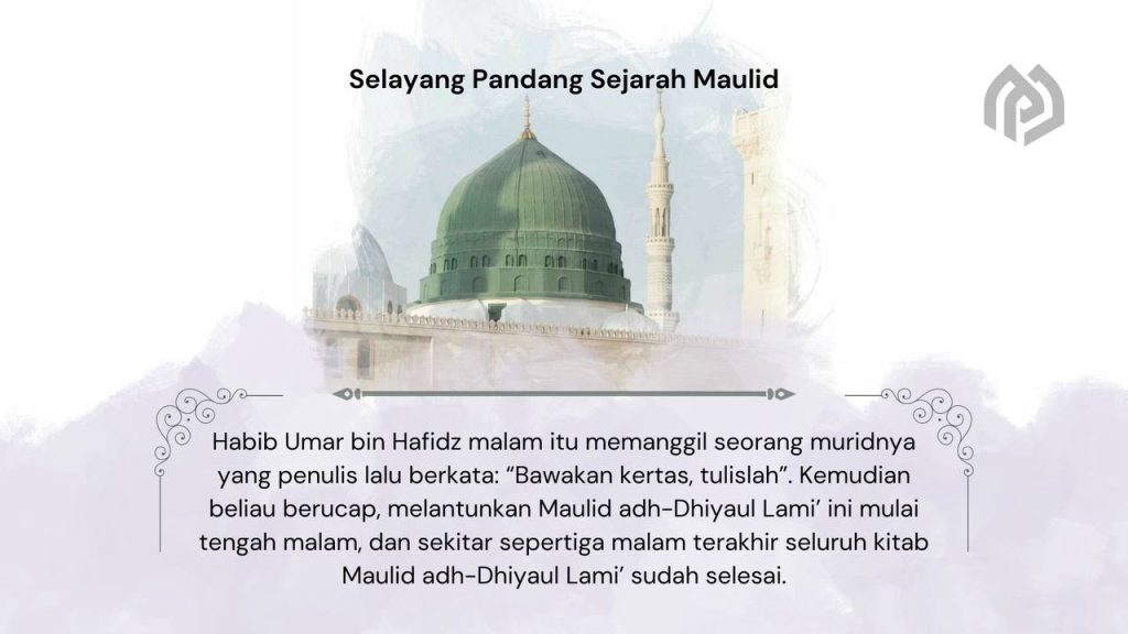 Selayang Pandang Sejarah Maulid