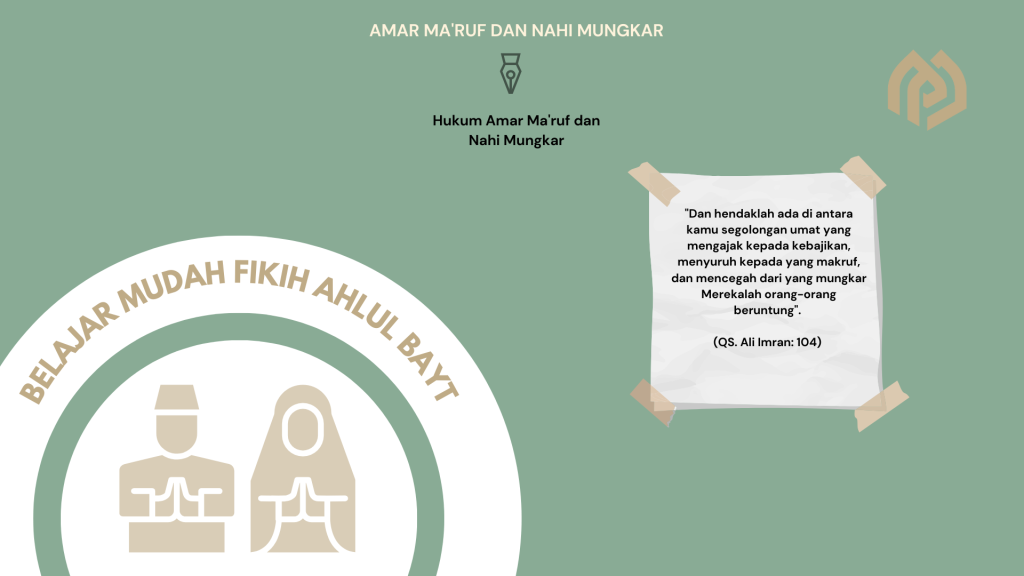 Amar Ma’ruf dan Nahi Mungkar