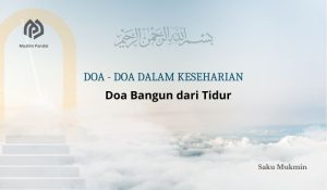 Doa Bangun dari Tidur