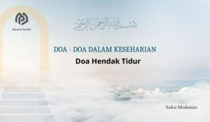 Doa Hendak Tidur