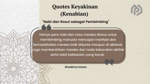 Nabi dan Rosul sebagai Pembimbing
