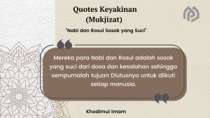 Nabi dan Rosul sosok yang Suci