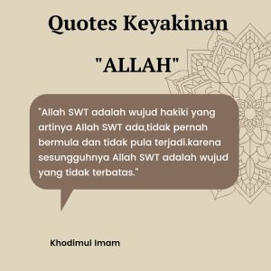 Quotes Keyakinan (ALLAH)