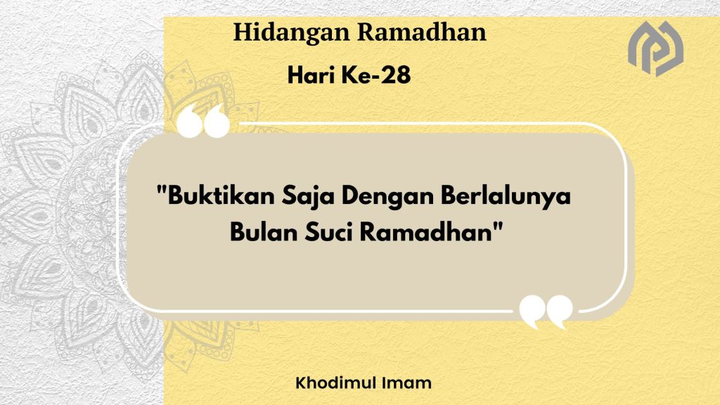 Hidangan Ramadhan Hari Ke-28