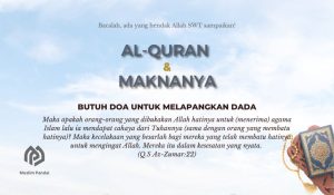 Butuh Doa untuk Melapangkan Dada